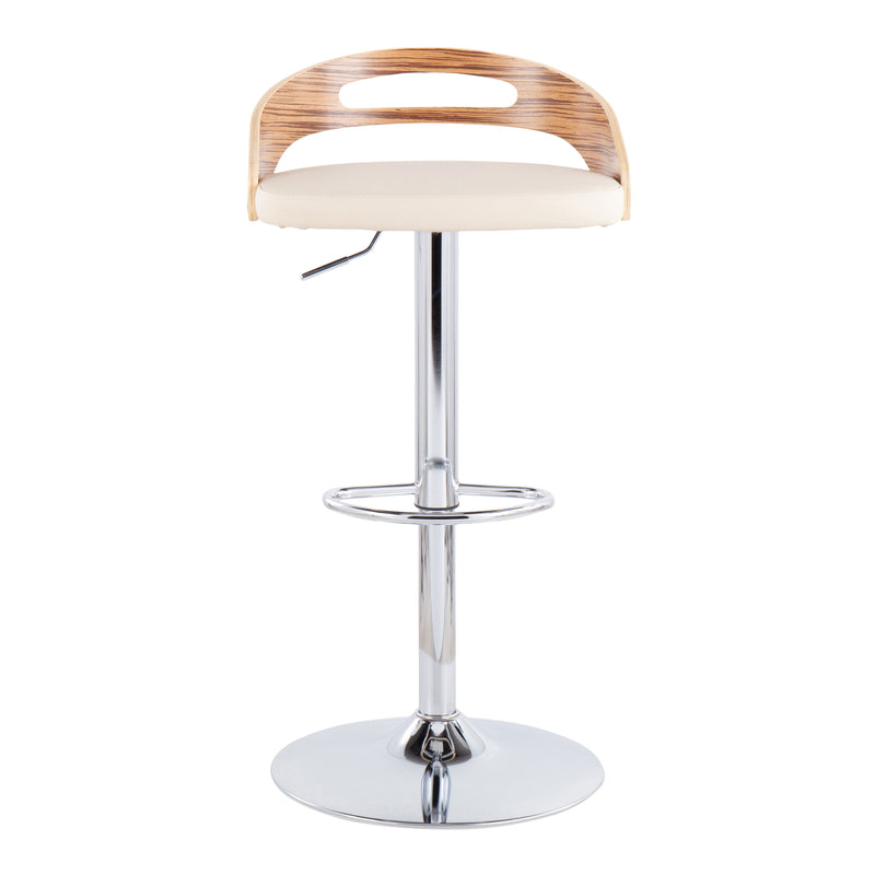 Cassis - Mid Century Modern Adjustable Barstool With Swivel