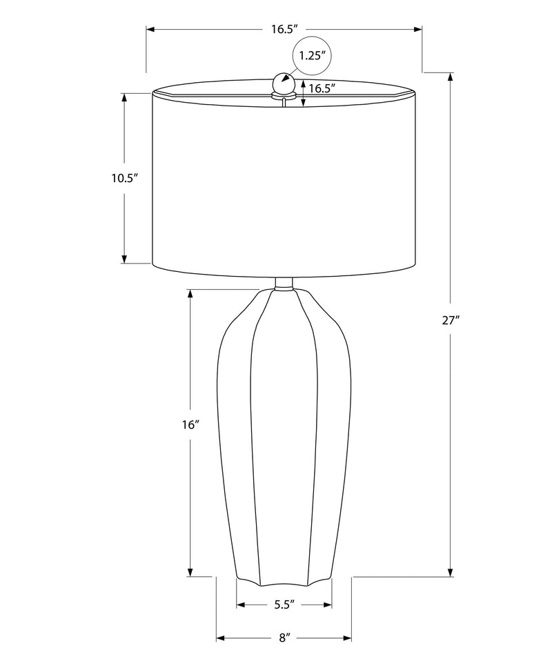 Modern Lighting, Table Lamp - Cream