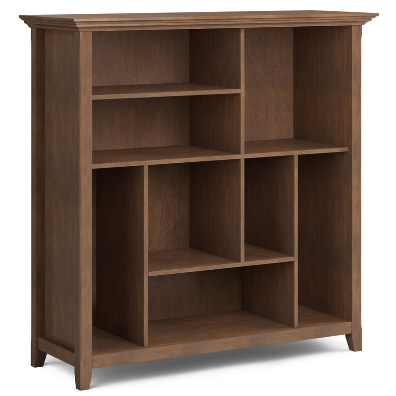 Amherst - Multi Cube Bookcase And Storage Unit - Rustic Natural Aged Brown