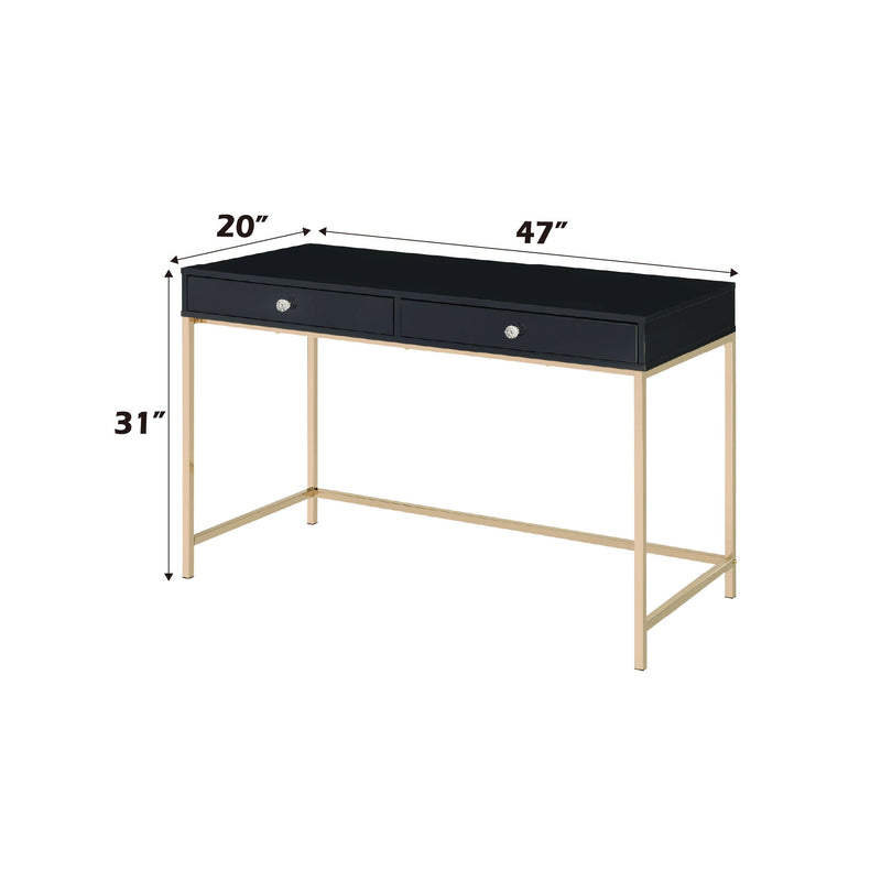 Ottey - High Gloss Writing Desk