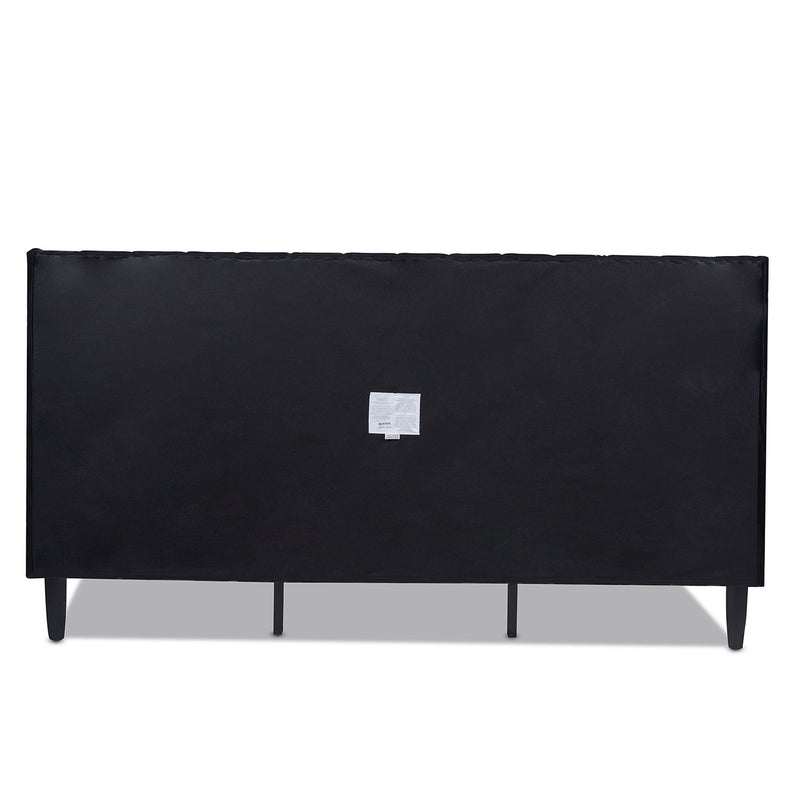 Aspen - Vertical Tufted Modern Headboard Platform Bed Set