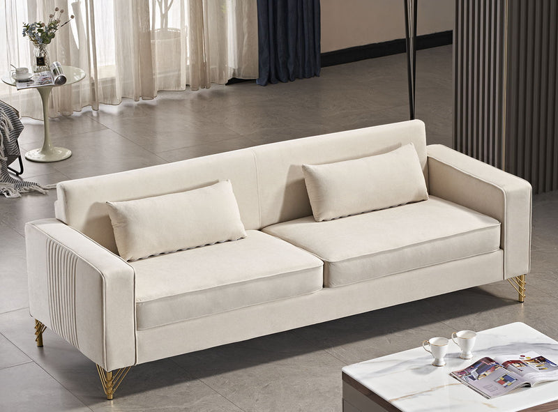 Aesthetic 3 Seater Couch With Classic Modern Appeal And Luxurious Soft Comfort