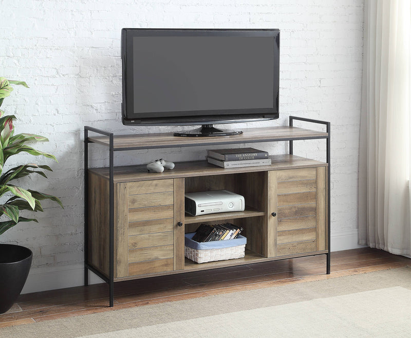 Baina - Rustic TV Stand - Oak