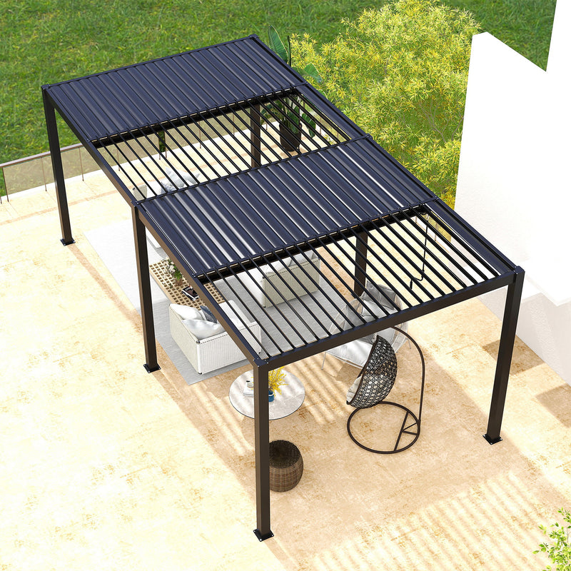 Louver Pergola Aluminium Frame & Louvers