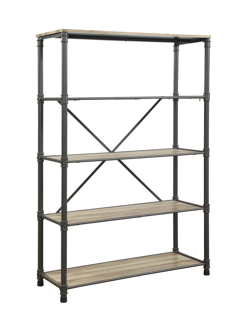 Itzel - Bookshelf - Gray / Oak