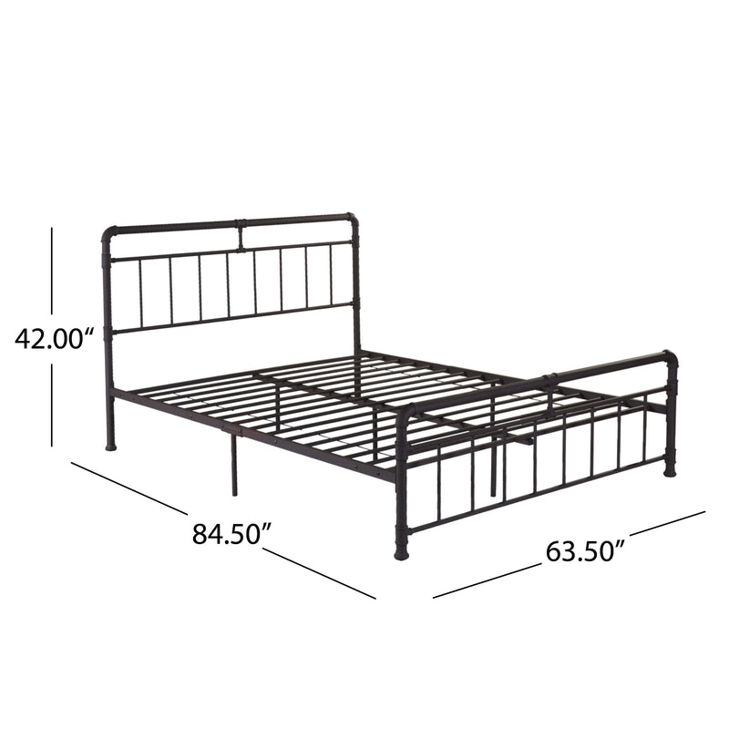 QUEEN SIZE METAL BED