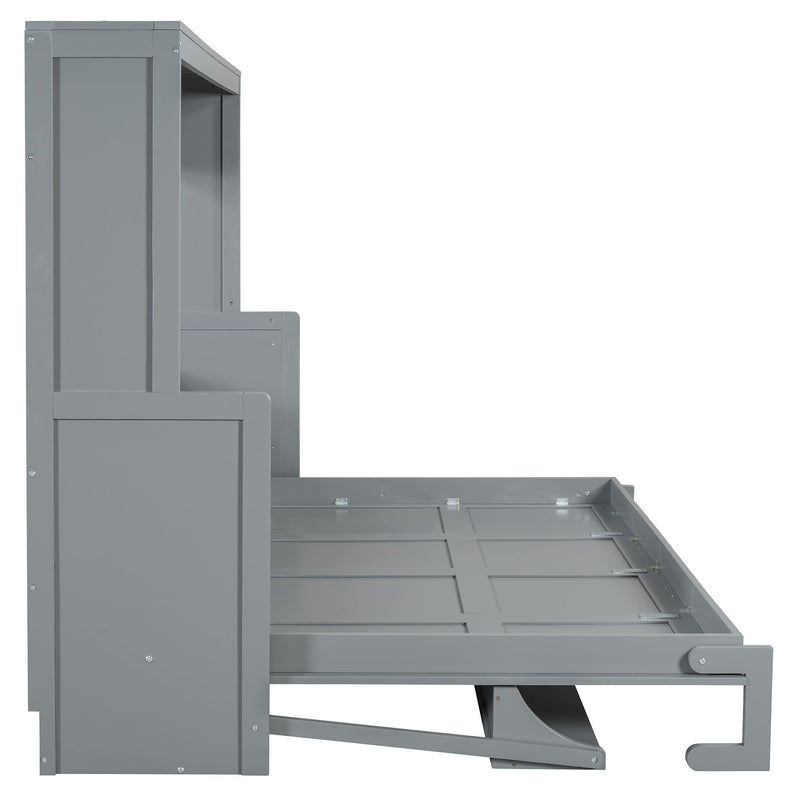 Murphy Bed With Hydraulic Lift & Desk Design