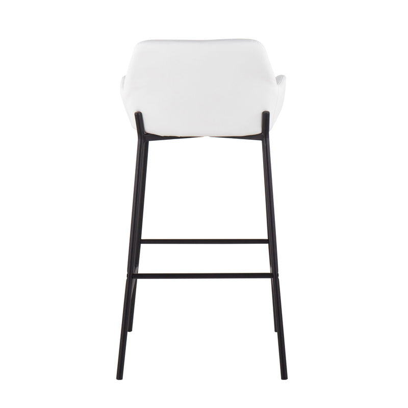 Daniella - Stylish Design Industrial Fixed Height Bar Stool (Set of 2)