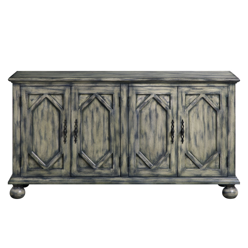 Pavan - Accent Table - Rustic Gray - Atlantic Fine Furniture Inc