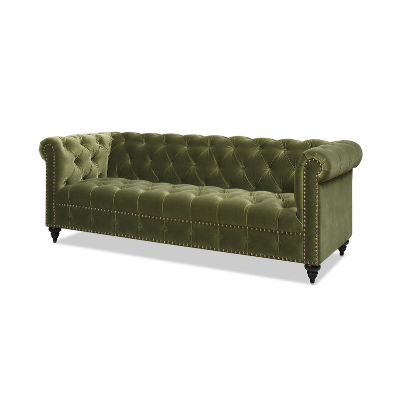 Alto - Tufted Chesterfield Sofa - Olive Green