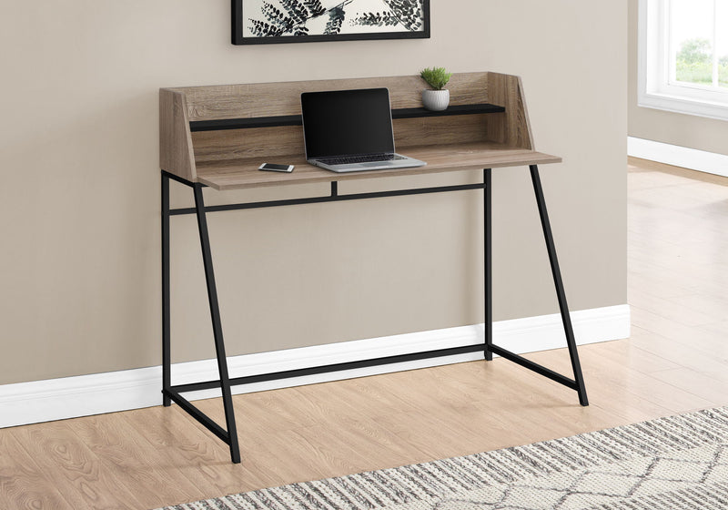 Computer Desk For Home Office Laptop, Storage Shelves, Contemporary & Modern