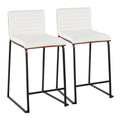 Mason Mara - Contemporary Fixed Height Quality Counter Stool (Set of 2)