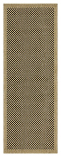 Earth - Indoor / Outdoor Area Rug Polypropylene - Jute / Black