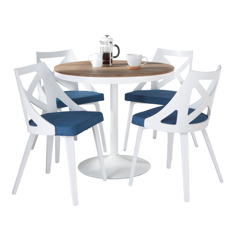 Dakota Charlotte - 5 Piece Contemporary Design Dining Set