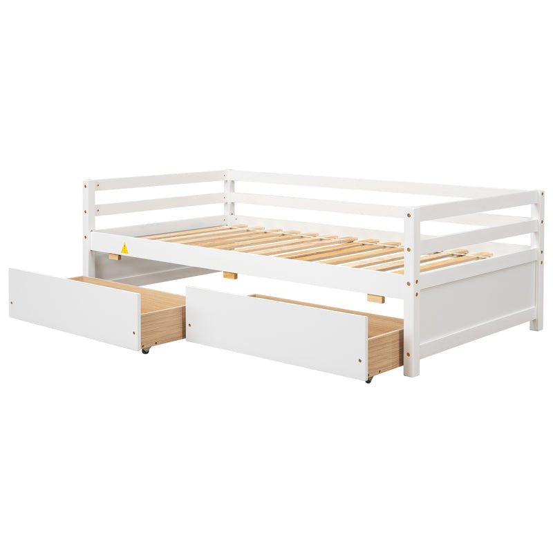 Daybed with two Storage Drawers ,White(Old SKU:W50450915)