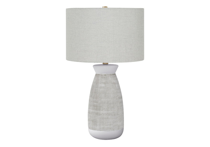 Lighting, Table Lamp, Ceramic, Contemporary - Gray