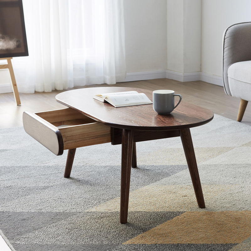 Capsule Centre Low Table With Drawers Coffee Table