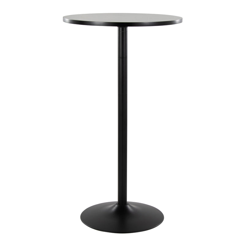 Pebble - Mid Century Modern Table Adjusts From Dining To Bar