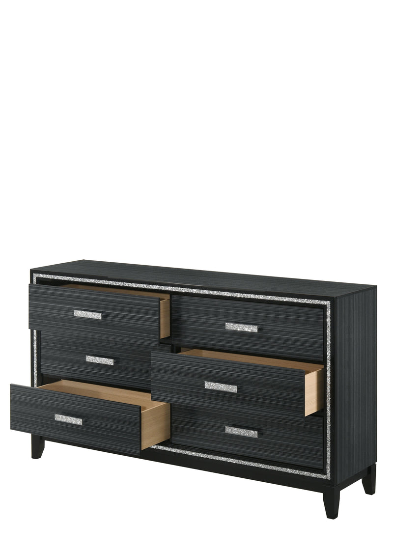 Haiden - Weathered Dresser - Black