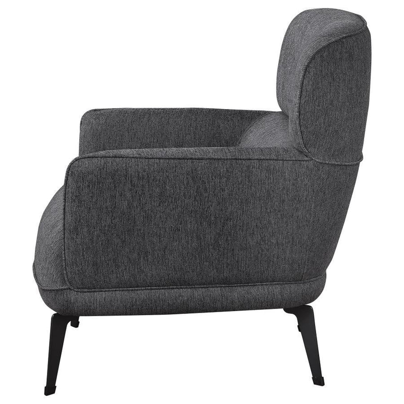 Andrea - Upholstered Crecent Arm Accent Chair