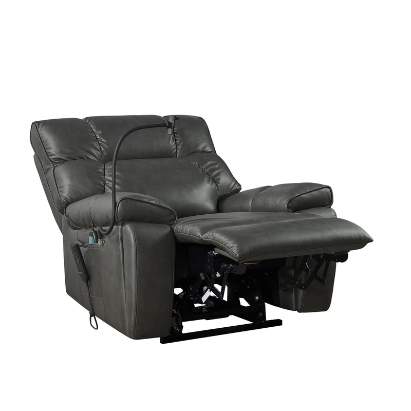 Recliner Chair With Phone Holder, Electric Power Lift Recliner Chair With 2 Motors Massage And Heat For Elderly, 3 Positions, 2 Side Pockets, Cup Holders