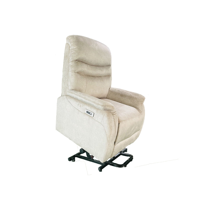 Comfortable Electric Lift Chair, Made Of High Grade Leather, Provides Full Body Support And Convenient Remote Control Operation, Making It An Ideal Choice For The Elderly And Those With Limited Mobili - Light Gray