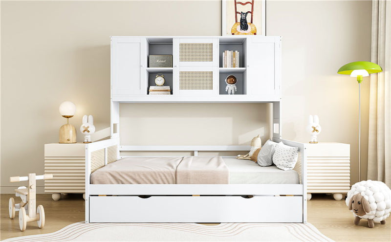 Daybed And All In One Cabinet And Shelf