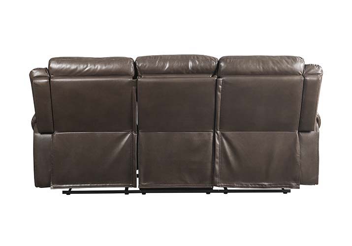 Lydia - Sofa - Brown Leather Aire - Atlantic Fine Furniture Inc