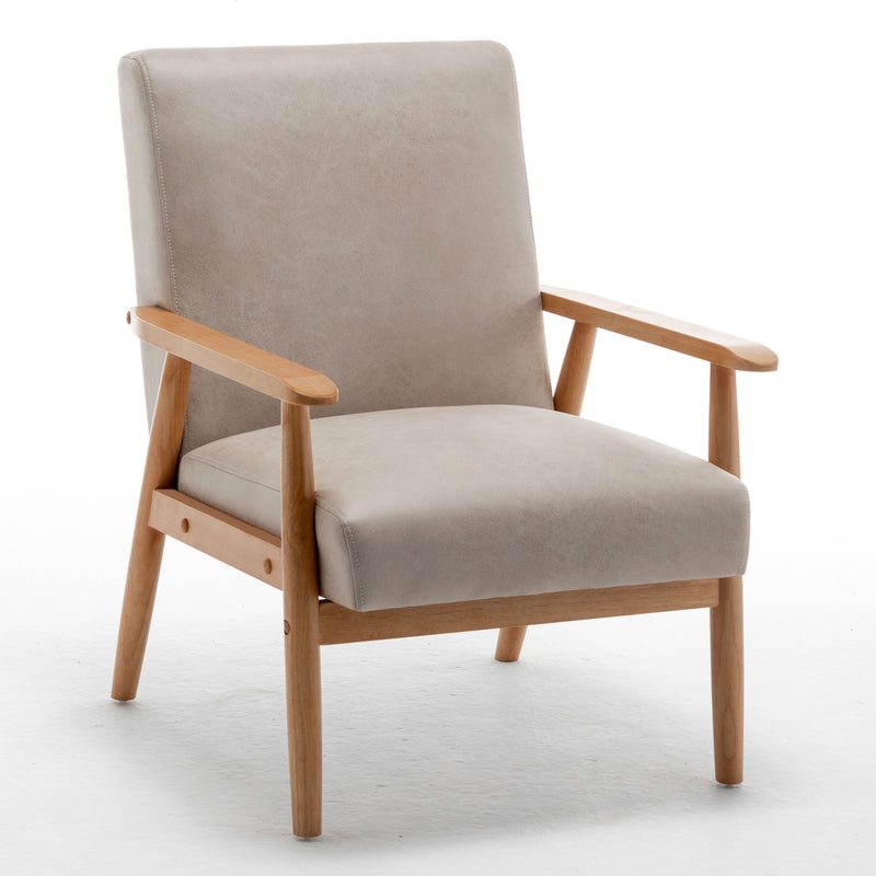 Wide Classic Mid-Century Modern Arm Chair