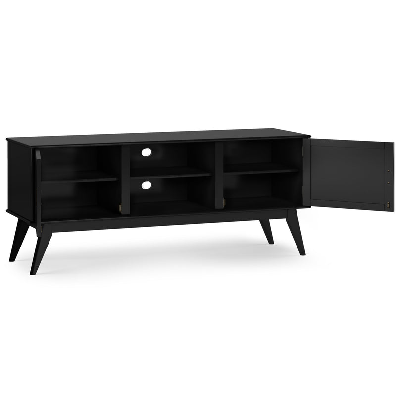 Draper - Handcrafted Mid Century Low TV Media Stand