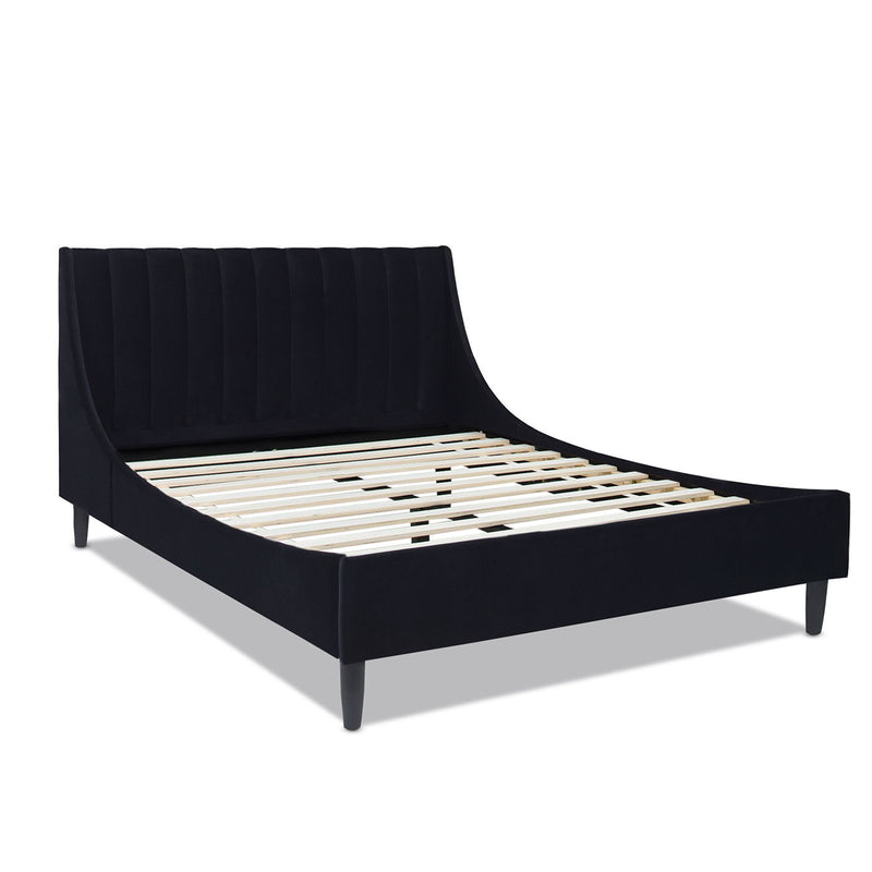 Aspen - Vertical Tufted Modern Headboard Platform Bed Set