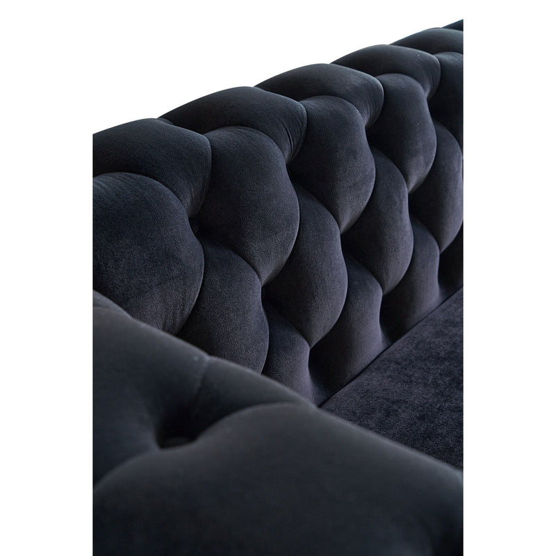 Modern Tufted Velvet Sofa For Living Room