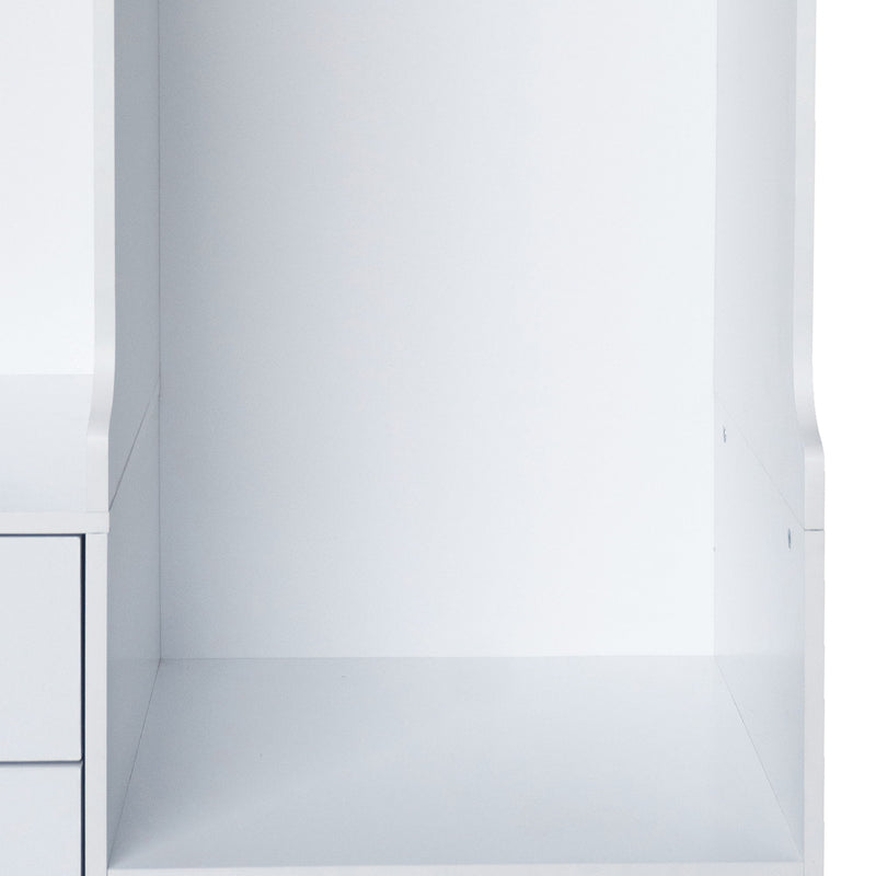 Open Wardrobe Storage For Bedroom