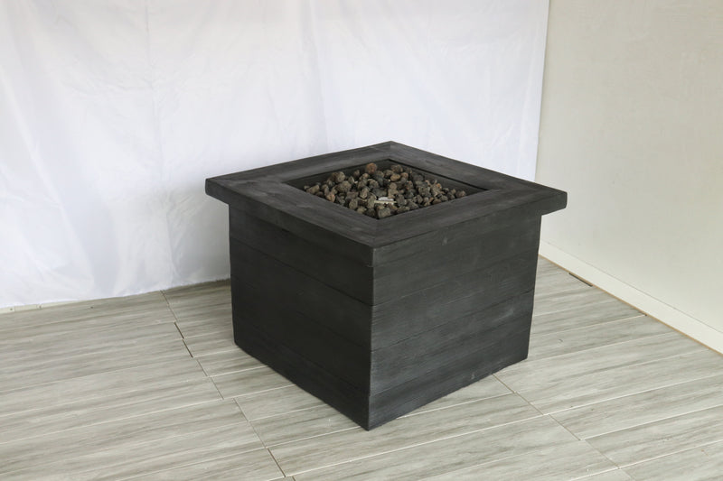 Fiber Reinforced Propane / Natural Gas, Fire Pit Table - Charcoal