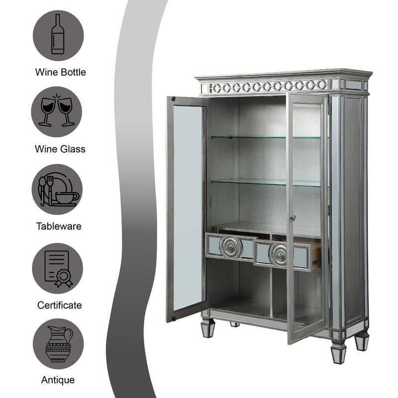 Varian - Curio - Mirrored & Antique Platinum