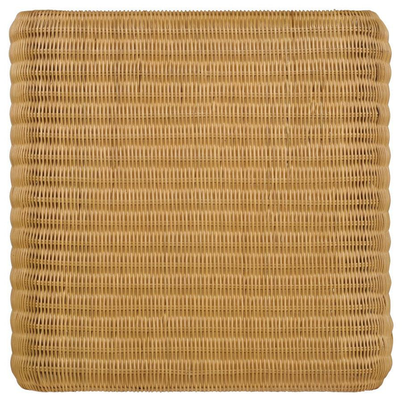 Juanita - Square Woven Rattan End Table - Natural