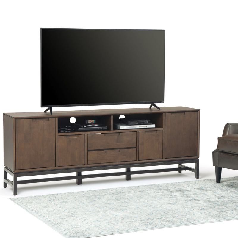 Banting - Mid Century Wide TV Stand - Walnut Brown