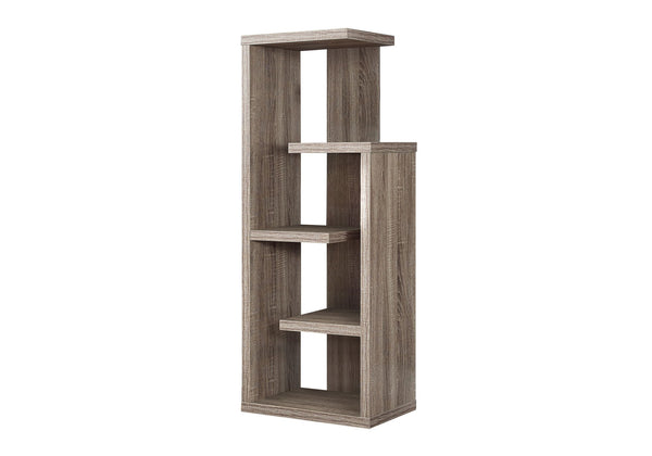 Bookshelf, Bookcase, Etagere, 4 Tier, For Office, Contemporary & Modern - Taupe