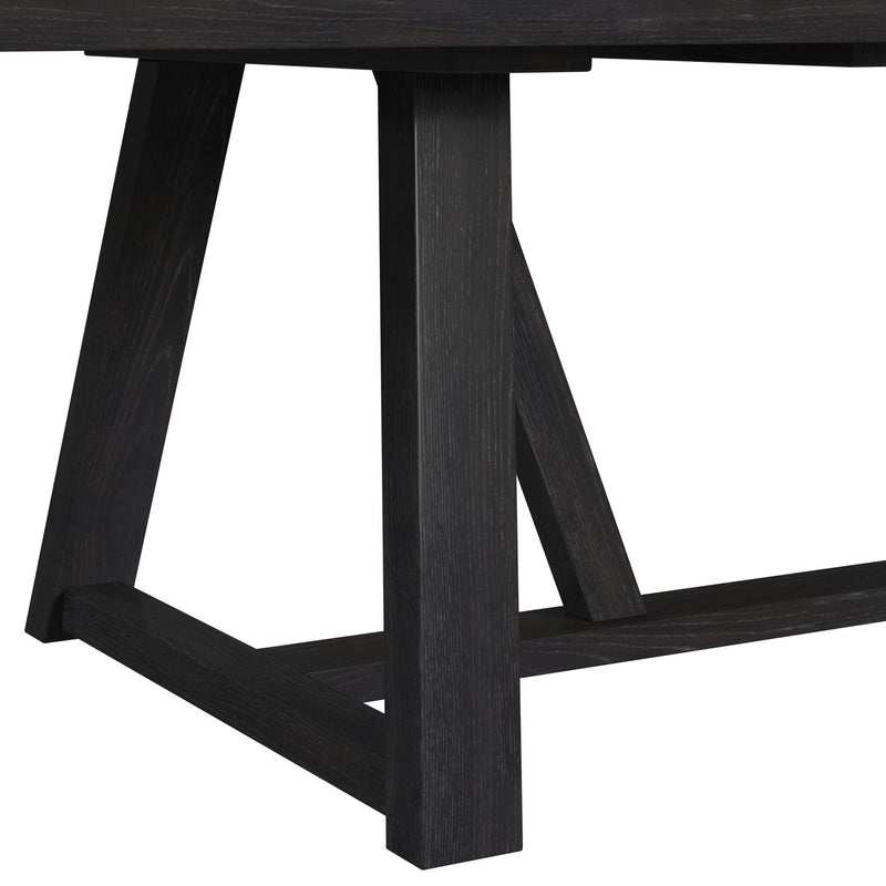 Transcend - Dining Table With 22" Leaf - Charcoal