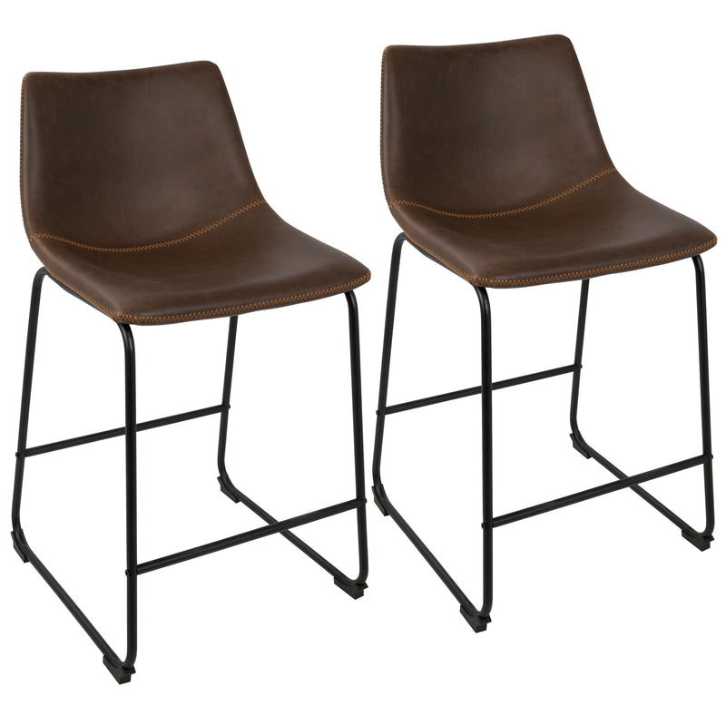 Duke - Contemporary Counter Stool (Set of 2)