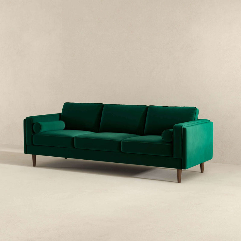 Amber - Mid-Century Modern Luxury Modern Velvet Sofa