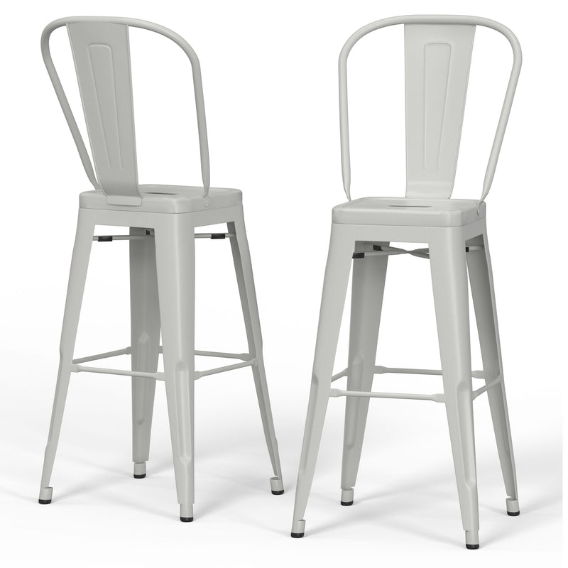 Fletcher - Handcrafted Metal Stool (Set of 2)