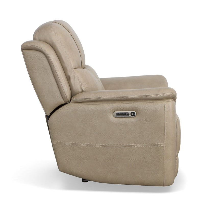 Crew - Power Recliner With Power Headrest & Lumbar - Black