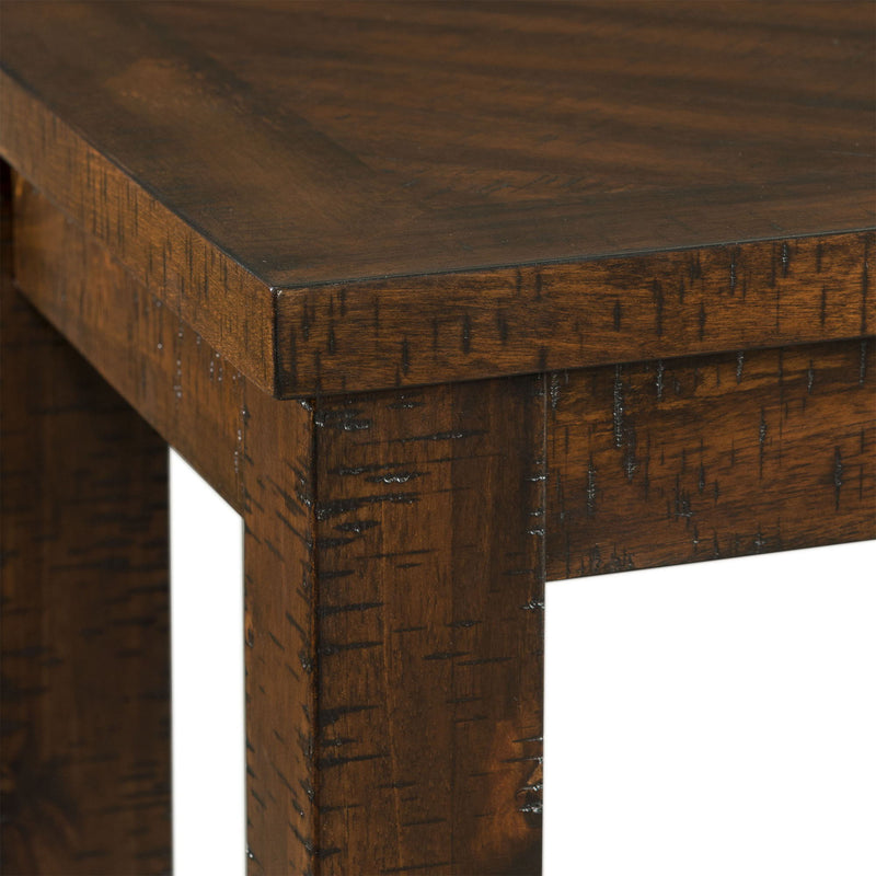 Jax - Bar Table Single Pack (Table + Three Stools) - Dark Walnut