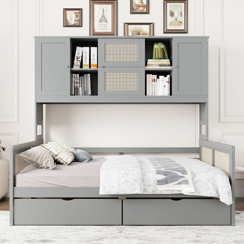 Daybed And All In One Cabinet And Shelf