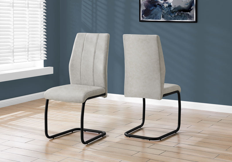 Dining Chair, Side, Upholstered For Dining Room, Contemporary & Modern (Set of 2)