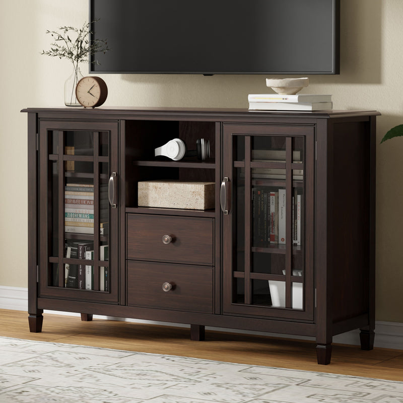 Connaught - Tall TV Stand - Brown