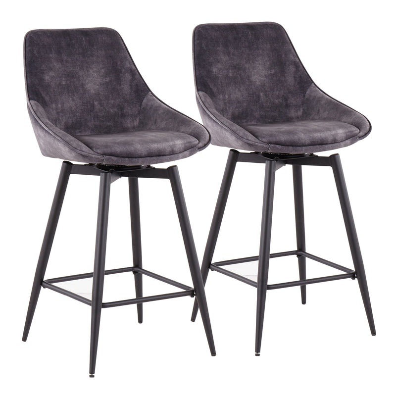 Diana - Contemporary Counter Stool (Set of 2)