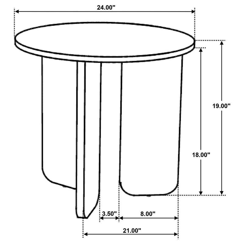 Dale - Round Solid Mango Wood Table