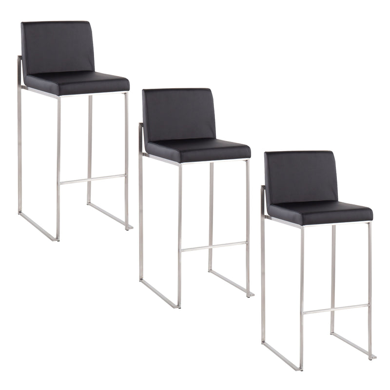 Fuji - Contemporary And Modern Elegance High Back Barstool